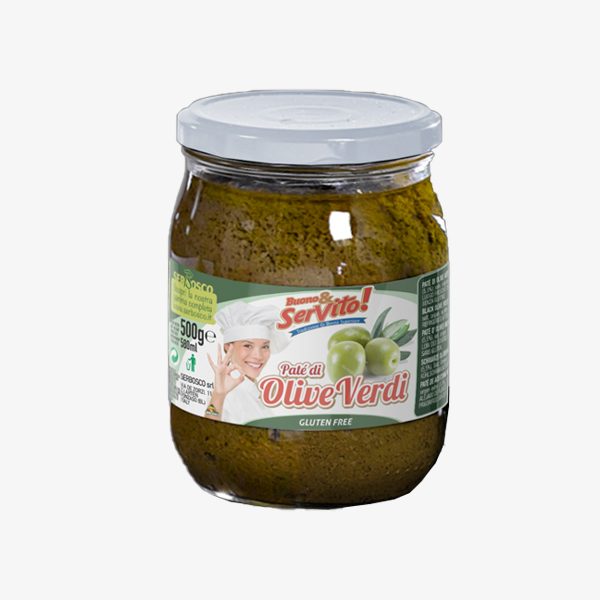 Crema Olive Verdi G.500 Vaso